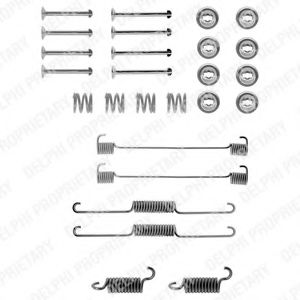Монтажный комплект тормозных колодок DELPHI LY1006