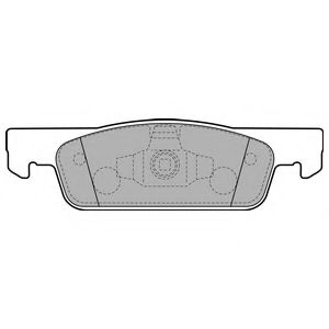 Тормозные колодки DELPHI LP2479