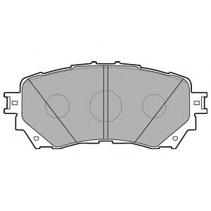Тормозные колодки DELPHI LP2487