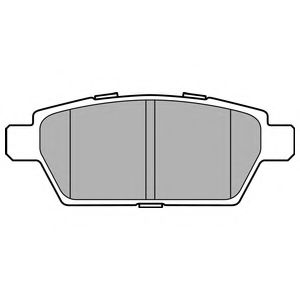 Тормозные колодки DELPHI LP2493