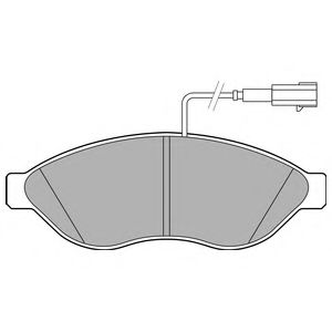 Тормозные колодки DELPHI LP2498