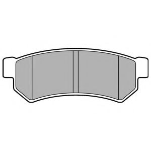 Тормозные колодки DELPHI LP2502