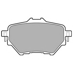 Гальмівні колодки DELPHI LP2505