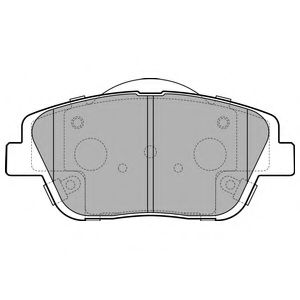 Тормозные колодки DELPHI LP2688