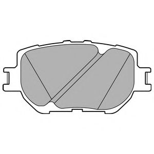 Тормозные колодки DELPHI LP2699