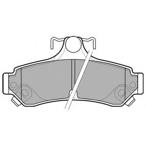 Тормозные колодки DELPHI LP2700