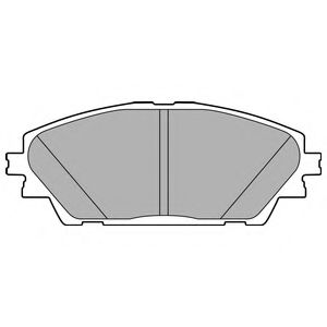 Тормозные колодки DELPHI LP2701