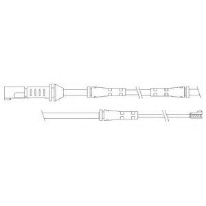 Контрольный контакт, контроль слоя тормозных колодок DELPHI LZ0239