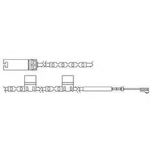 Контрольный контакт, контроль слоя тормозных колодок DELPHI LZ0242