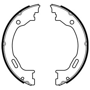 Тормозные колодки ручника DELPHI LS2077