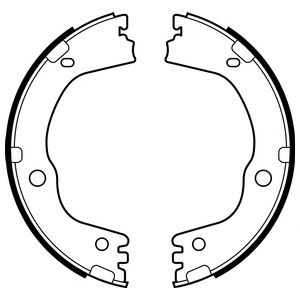 Тормозные колодки ручника DELPHI LS2081