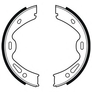 Тормозные колодки ручника DELPHI LS2091