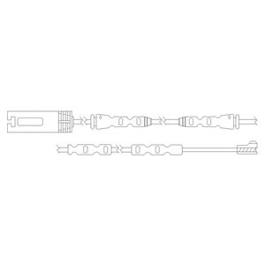 Контрольный контакт, контроль слоя тормозных колодок DELPHI LZ0253