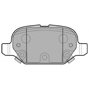 Тормозные колодки DELPHI LP2761