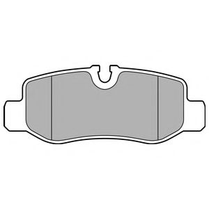 Тормозные колодки DELPHI LP3139