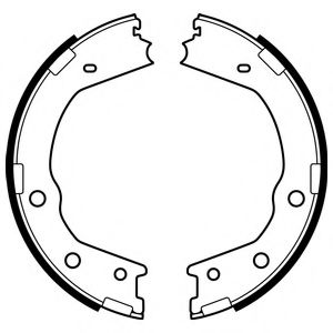 Тормозные колодки ручника DELPHI LS2067