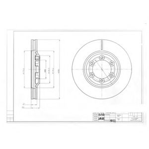 Гальмівний диск DELPHI BG4175