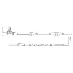 Датчик износа колодок DELPHI LZ0260