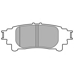 Тормозные колодки DELPHI LP3155