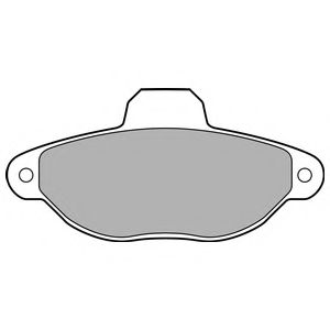 Тормозные колодки DELPHI LP2704