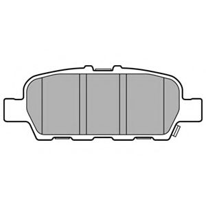 Тормозные колодки DELPHI LP3158