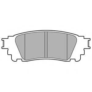 Тормозные колодки DELPHI LP3171