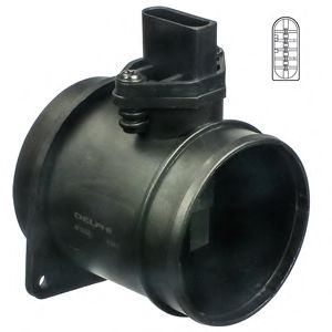 Расходомер (ДМРВ) DELPHI AF10257-12B1