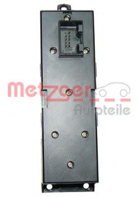 Вимикач, фіксатор двері; Вимикач, стеклолод'емнік METZGER 0916007 - Фото 1