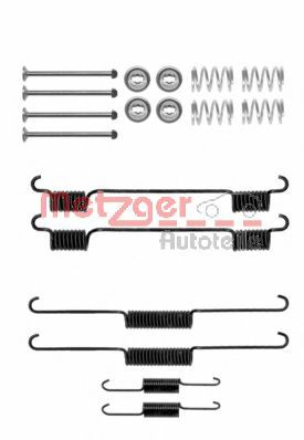 Монтажный комплект тормозных колодок METZGER 105-0817
