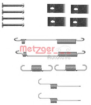 Монтажный комплект тормозных колодок METZGER 105-0846