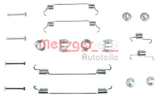 Монтажный комплект тормозных колодок METZGER 105-0034