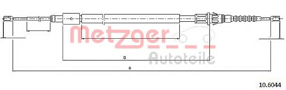 Трос ручника METZGER 10.6044 COFLE
