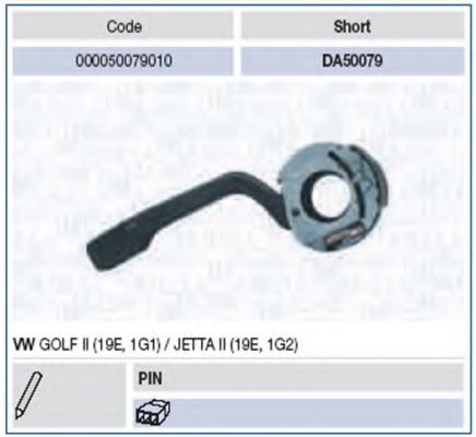 Подрулевой перемикач MAGNETI MARELLI 000050079010