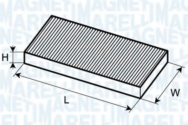 Фильтр салона MAGNETI MARELLI 350203062580