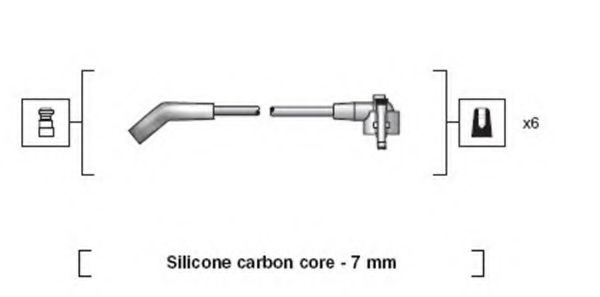 Комплект высоковольтных проводов MAGNETI MARELLI 941318111137