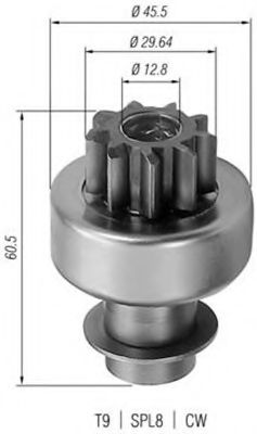Бендикс стартера MAGNETI MARELLI 940113020037