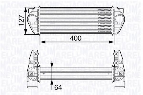 Интеркулер MAGNETI MARELLI 351319202680