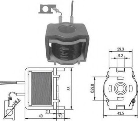 Втягивающее реле MAGNETI MARELLI 940113050024