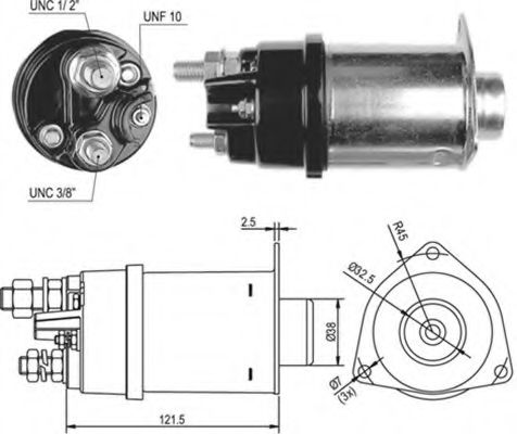 Втягивающее реле MAGNETI MARELLI 940113050026