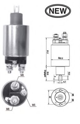 Втягивающее реле MAGNETI MARELLI 940113050539