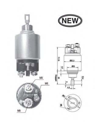 Втягивающее реле MAGNETI MARELLI 940113050543