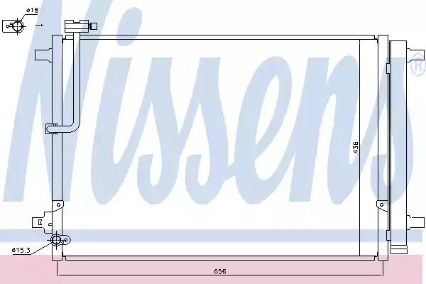 Радиатор кондиционера NISSENS 940329