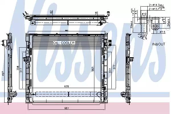 Радіатор кондиціонера NISSENS 940394