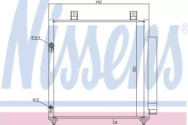 Радіатор кондиціонера NISSENS 940447