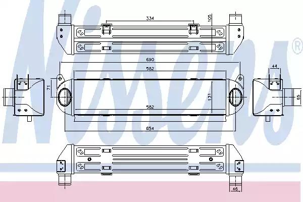 Интеркулер NISSENS 96243