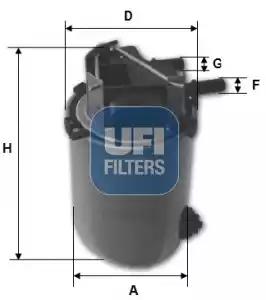 Топливный фильтр UFI 24.095.01