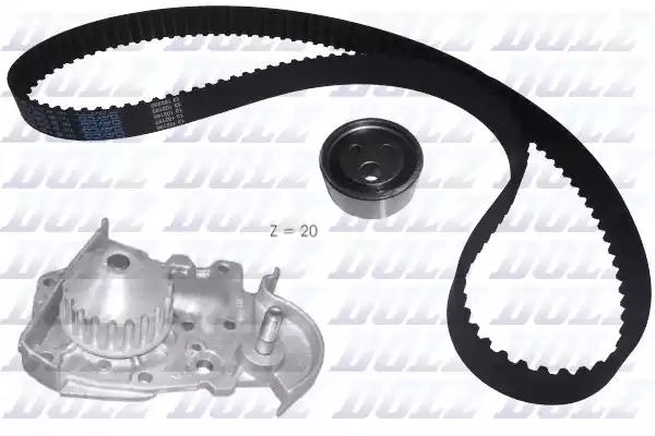 Помпа + комплект ГРМ DOLZ KD018