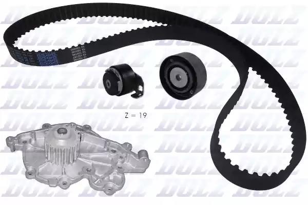Помпа + комплект ГРМ DOLZ KD019