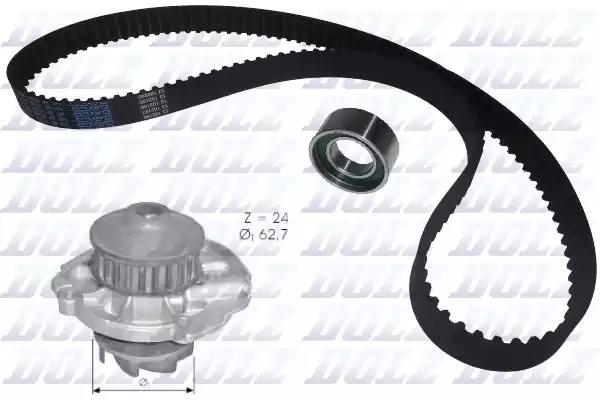 Помпа + комплект ГРМ DOLZ KD022