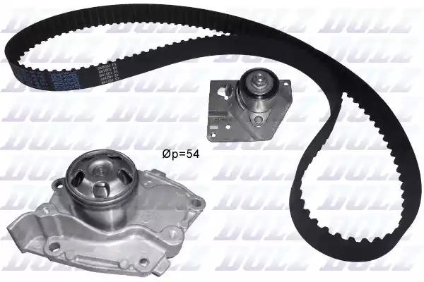 Помпа + комплект ГРМ DOLZ KD027